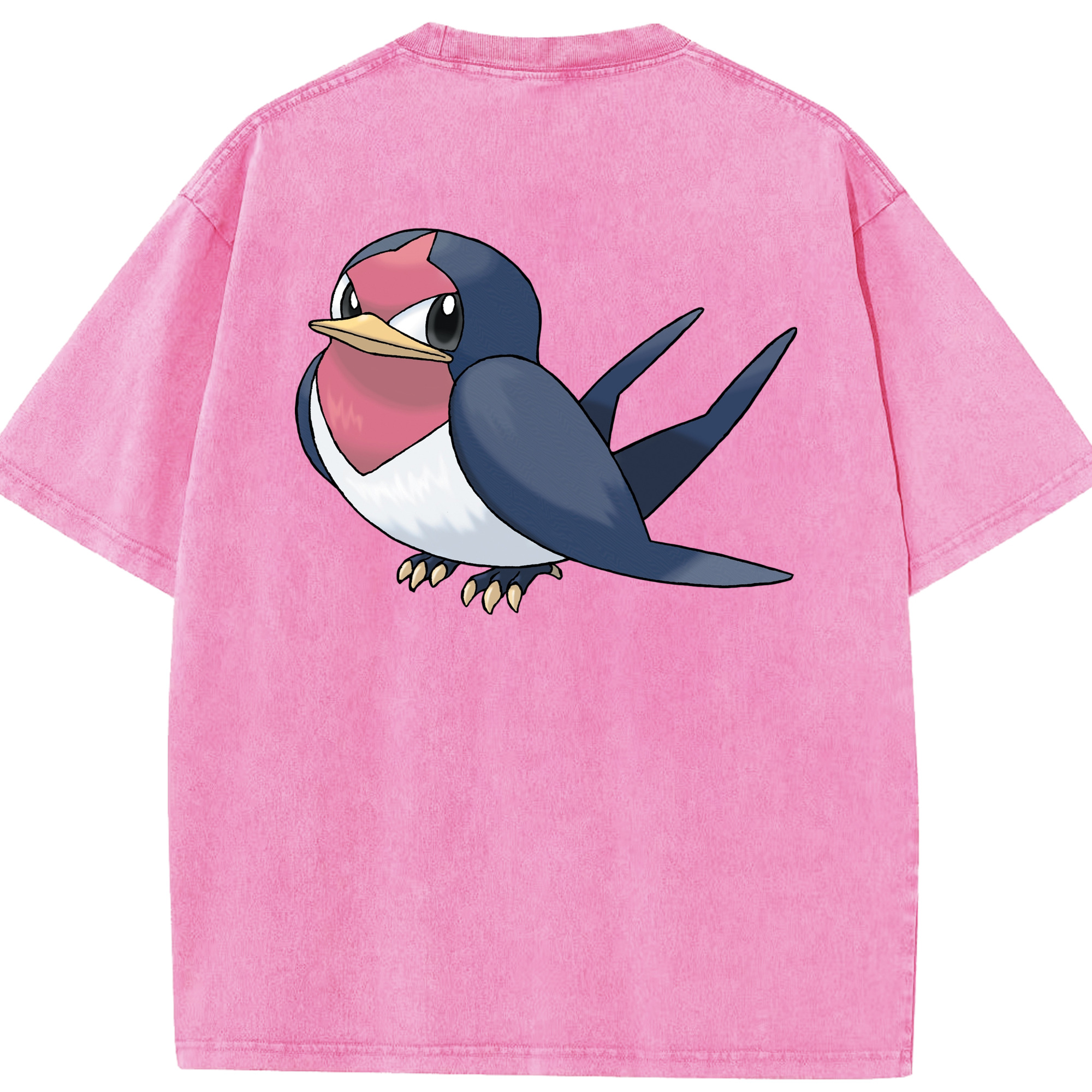 （画像用） ポケットモンスター Pokémon 綿100% ヴィンテージ風 半袖Tシャツ（背面プリント）